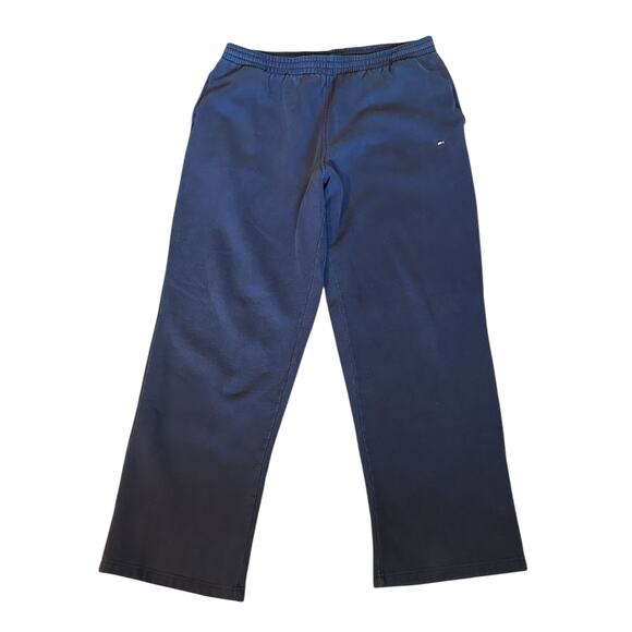 VTG Tommy Hilfiger Unisex 90’s Wide-Leg Sweatpants Size L Athleisure Loungewear - Picture 1 of 9